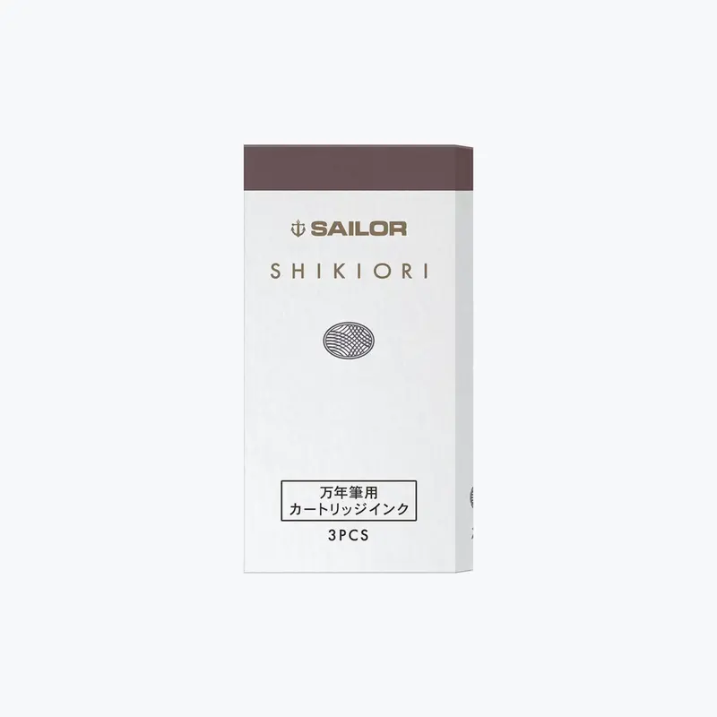 Sailor - Fountain Pen Ink - Cartridges - Shikiori (Sansui) - Kamo-Shika (Pack Of 8) 1