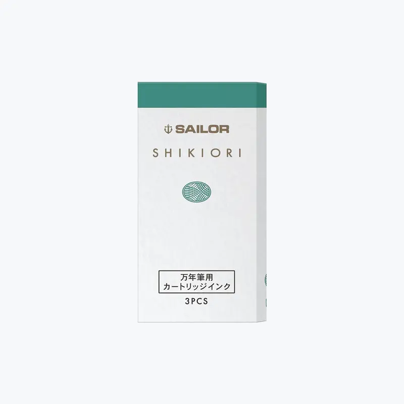 Sailor - Fountain Pen Ink - Cartridges - Shikiori (Sansui) - Komakusa (Pack Of 8) 1