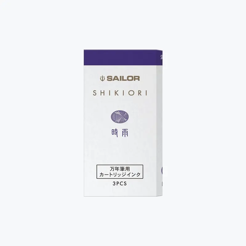 Sailor - Fountain Pen Ink - Cartridges - Shikiori - Shigure (Pack Of 8) 1