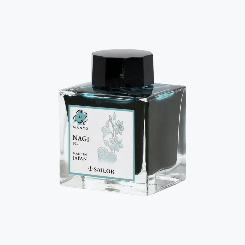 Sailor - Fountain Pen Ink - Manyo 4 - Nagi 1