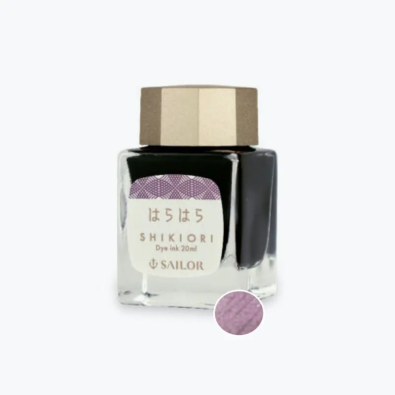 Sailor - Fountain Pen Ink - Shikiori (Sound Of Rain) - Harahara 1