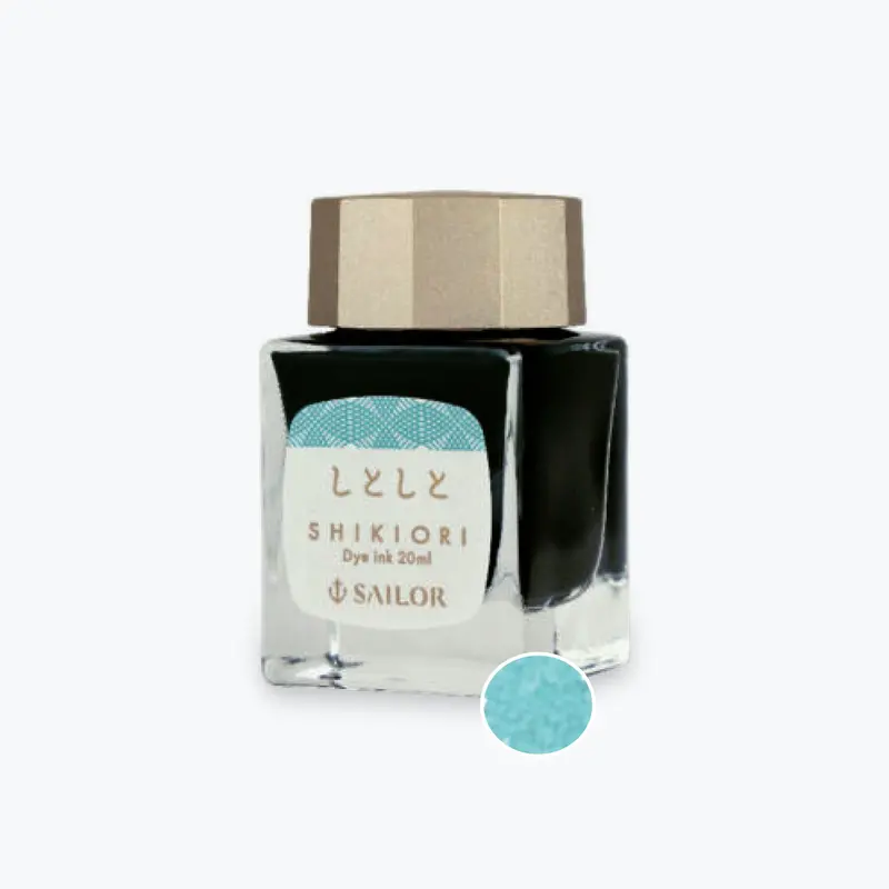 Sailor - Fountain Pen Ink - Shikiori (Sound Of Rain) - Shitoshito 1