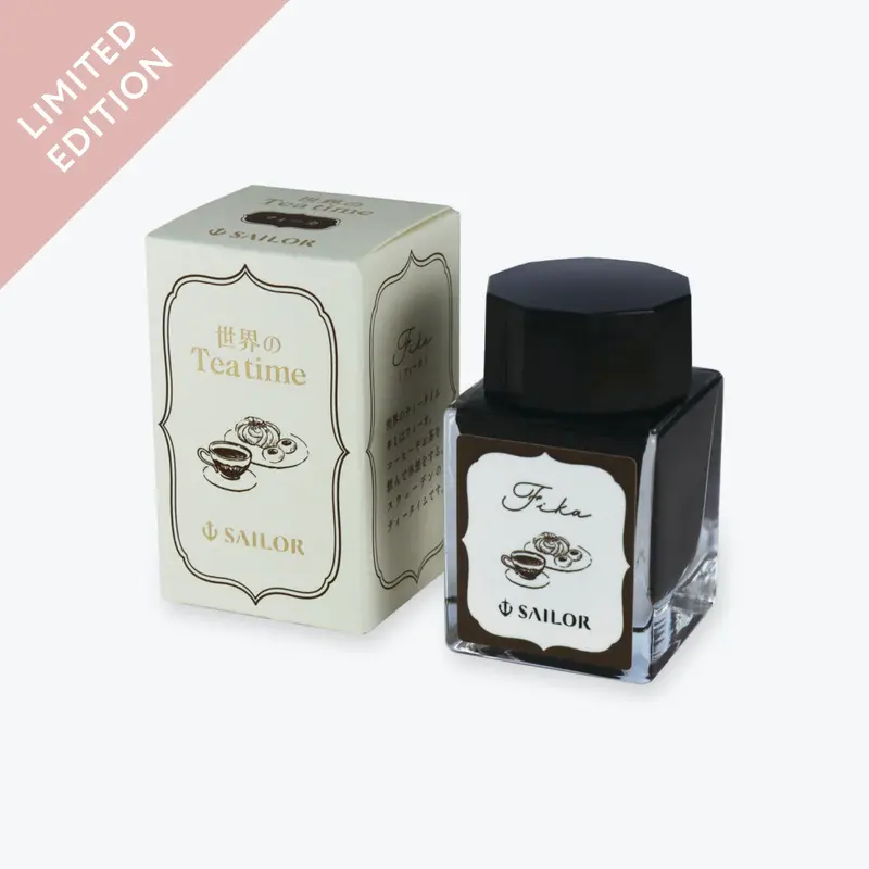 Sailor - Fountain Pen Ink - Tea Time #1 - Fika Coffee 1