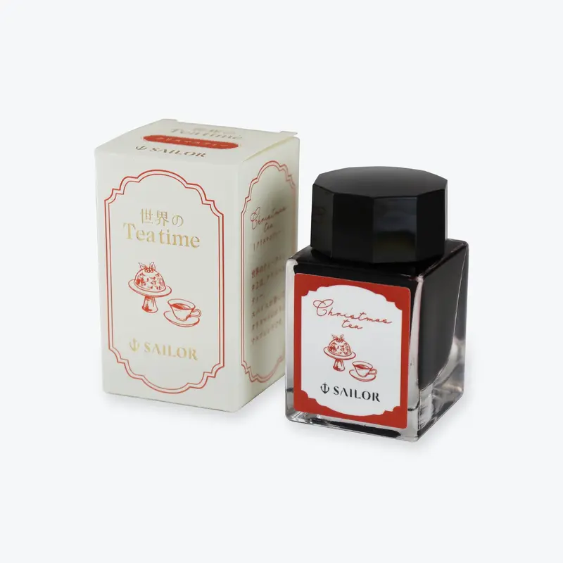 Sailor - Fountain Pen Ink - Tea Time #2 - Christmas Tea 1