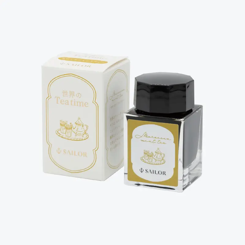 Sailor - Fountain Pen Ink - Tea Time #3 - Moroccan Mint Tea 1