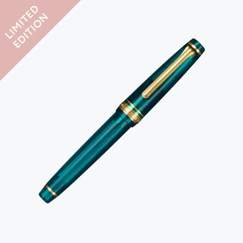 Sailor - Fountain Pen - Progear Slim - Galaxy - Blue Green Nebula <Outgoing> 1
