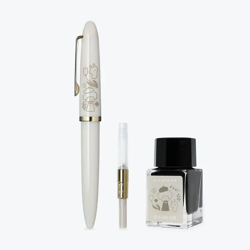 Sailor - Fountain Pen Set - Profit Junior +10 - Mizutama - Beige 1