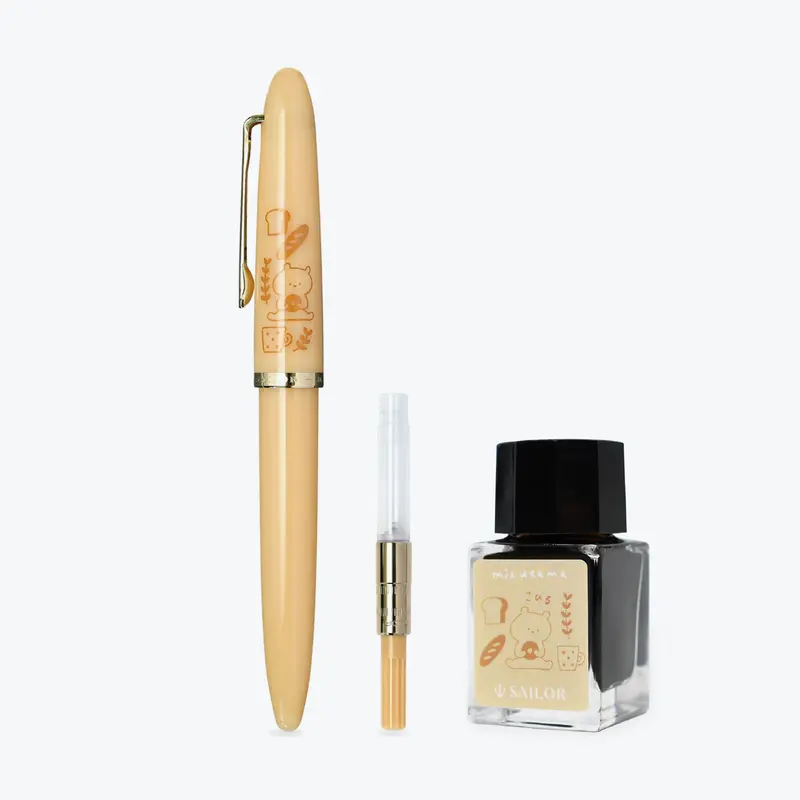 Sailor - Fountain Pen Set - Profit Junior +10 - Mizutama - Toffee 1