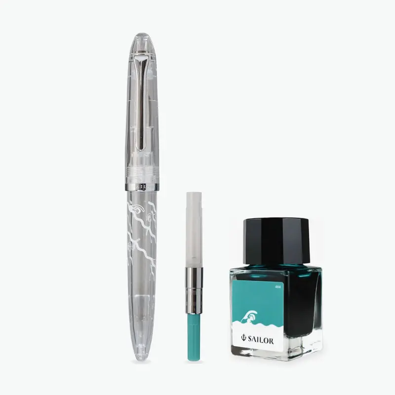 Sailor - Fountain Pen Set - Profit Junior - Minamo +10 - Crawl 1
