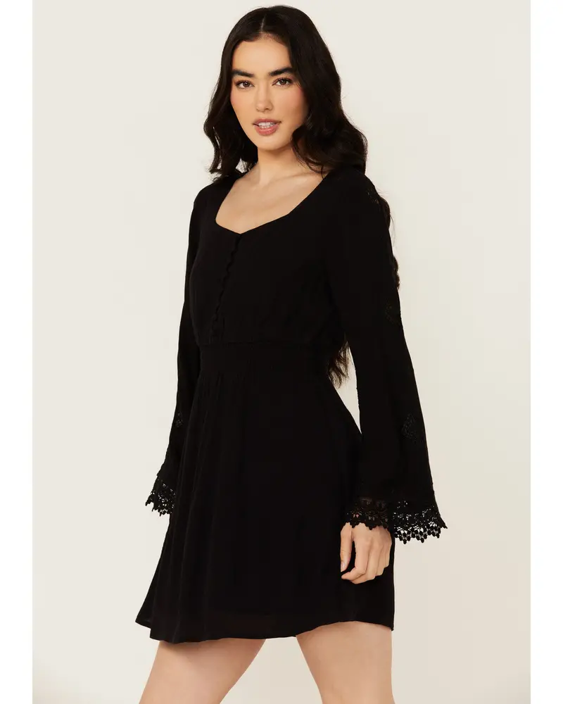 Scotts Lace Long Sleeve Mini Dress 1
