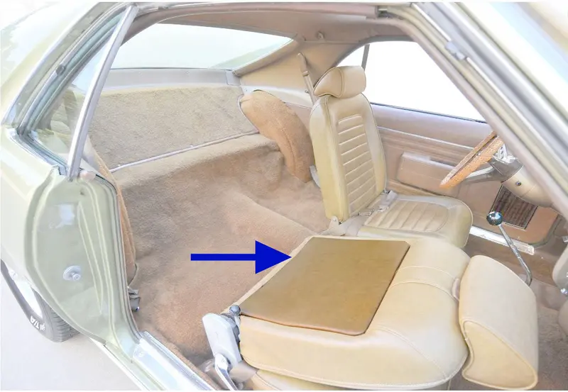 Seat Back Panels, Bucket, 1968 Amc Amx, Javelin (3 Colors) - Drop Ships In Approx. 1-2 Months 1