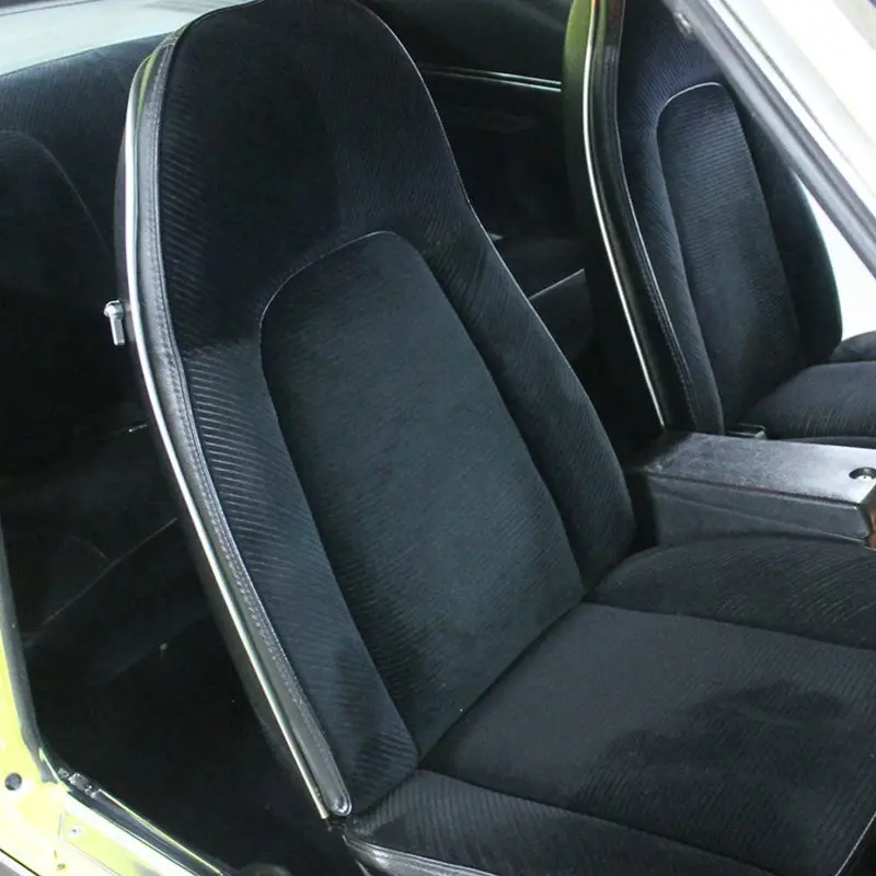 Seat Cover Set, Bucket, Corduroy Cloth, 1971 Amc Javelin, Javelin Amx Cloth (4 Colors) - Drop Ships In Approx. 4 Months 1