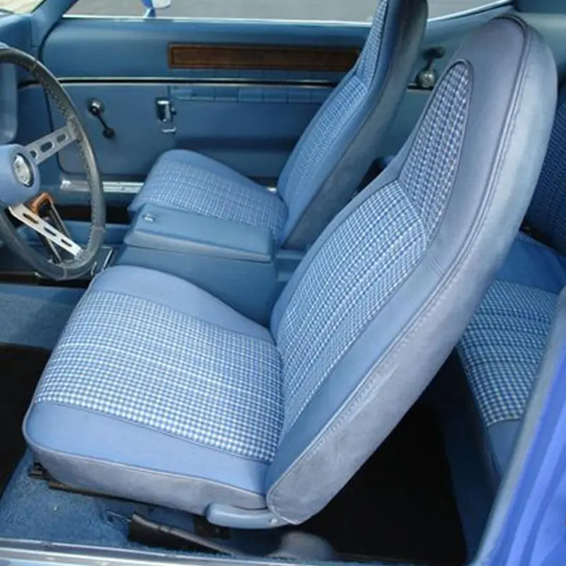 Seat Cover Set, Bucket, Domino Cloth, 1973 Amc Hornet, Javelin, Javelin Amx (4 Colors) - Drop Ships In Approx. 4 Months 1