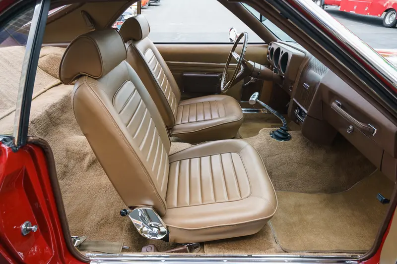 Seat Cover Set, Bucket, Leather Style, 1969 Amc Amx (2 Colors) - Drop Ships In Approx. 4 Months 1