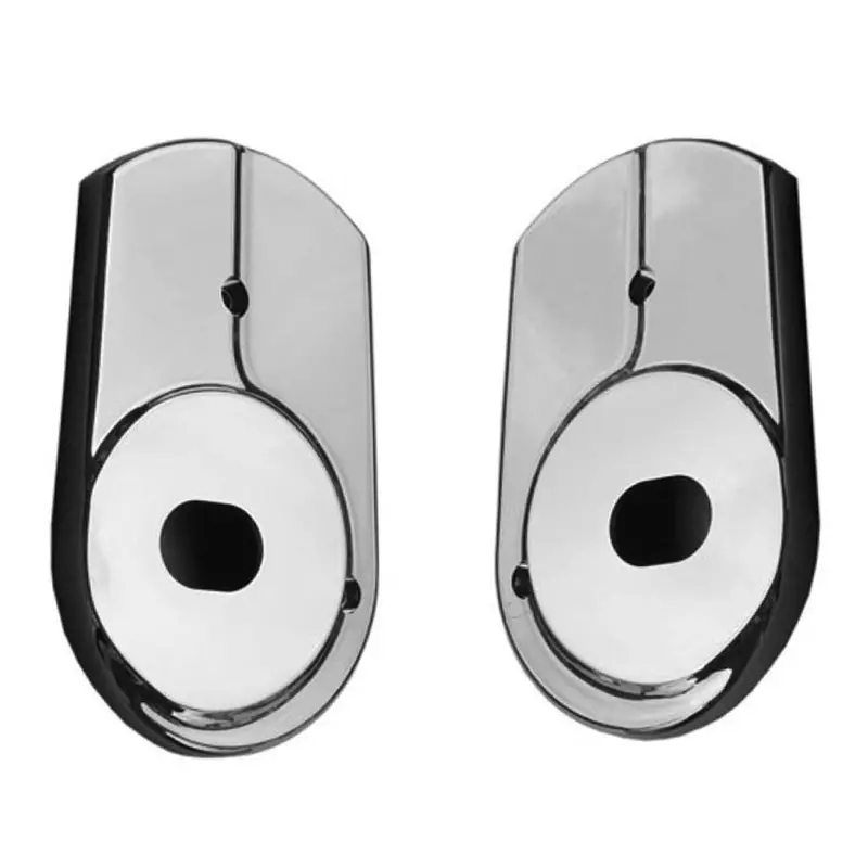 Seat Hinge Cover Set, Triple Chrome Plated Plastic, 1968-69 Amc Amx, Javelin 1