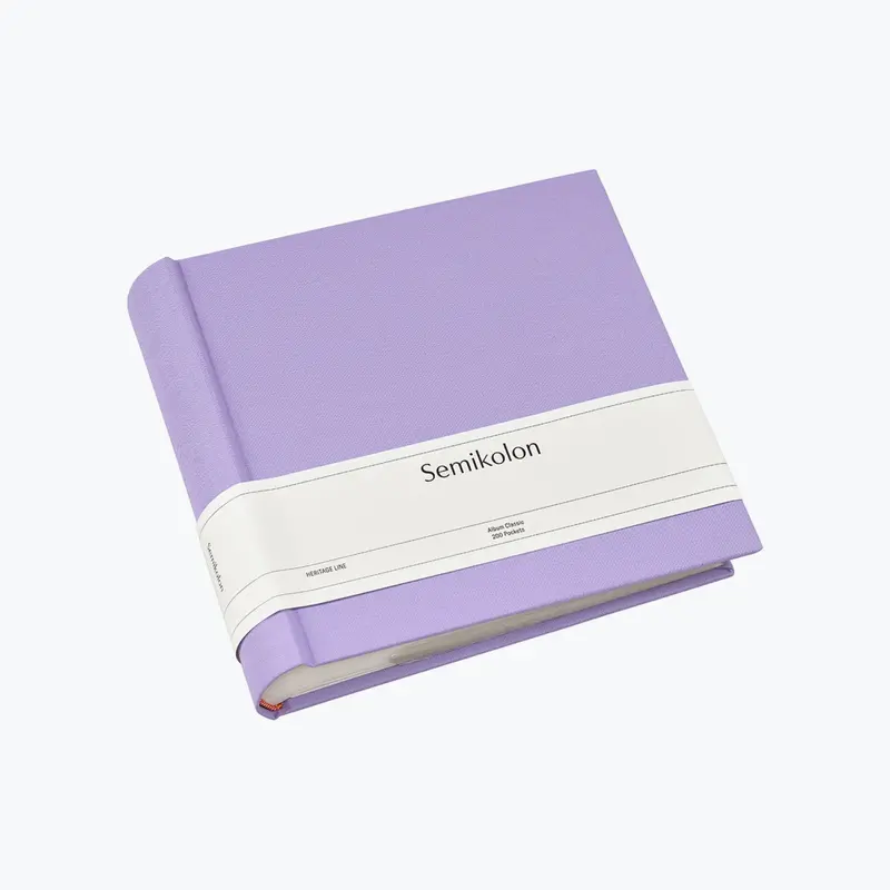 Semikolon - Photo Album - 200 Pockets - Heritage - Lilac Silk 1