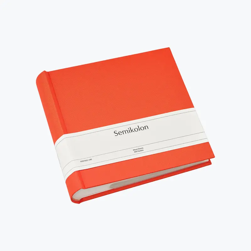 Semikolon - Photo Album - 200 Pockets - Heritage - Orange 1