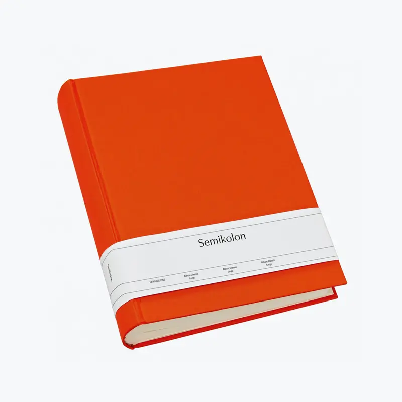 Semikolon - Photo Album - Heritage - Large - Orange 1
