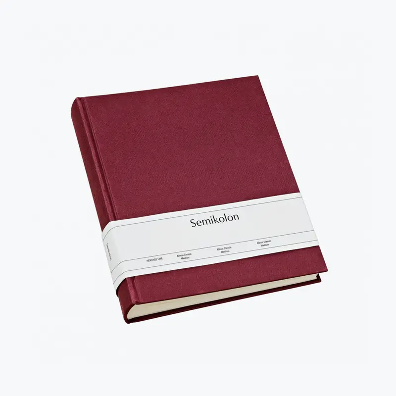 Semikolon - Photo Album - Heritage - Medium - Burgundy 1