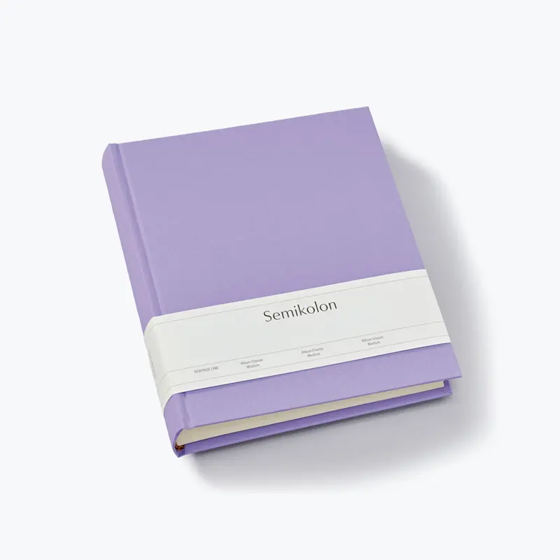 Semikolon - Photo Album - Heritage - Medium - Lilac Silk [Minor Damage] 1