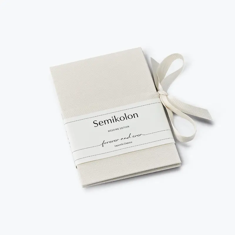Semikolon - Photo Album - Leporello - Classico - Chamois (Wedding Edition) 1
