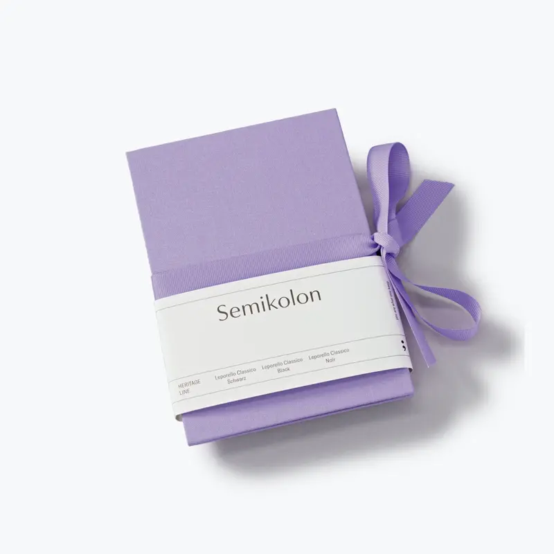 Semikolon - Photo Album - Leporello - Classico - Lilac Silk 1