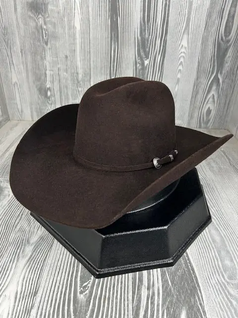 Serratelli Mink Pure Wool 4 1/4" Western Hat 1