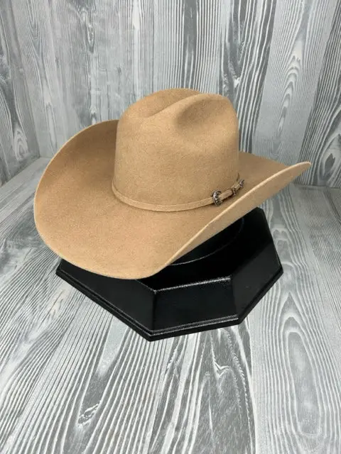 Serratelli Pecan Pure Wool Cowboy Hat 1