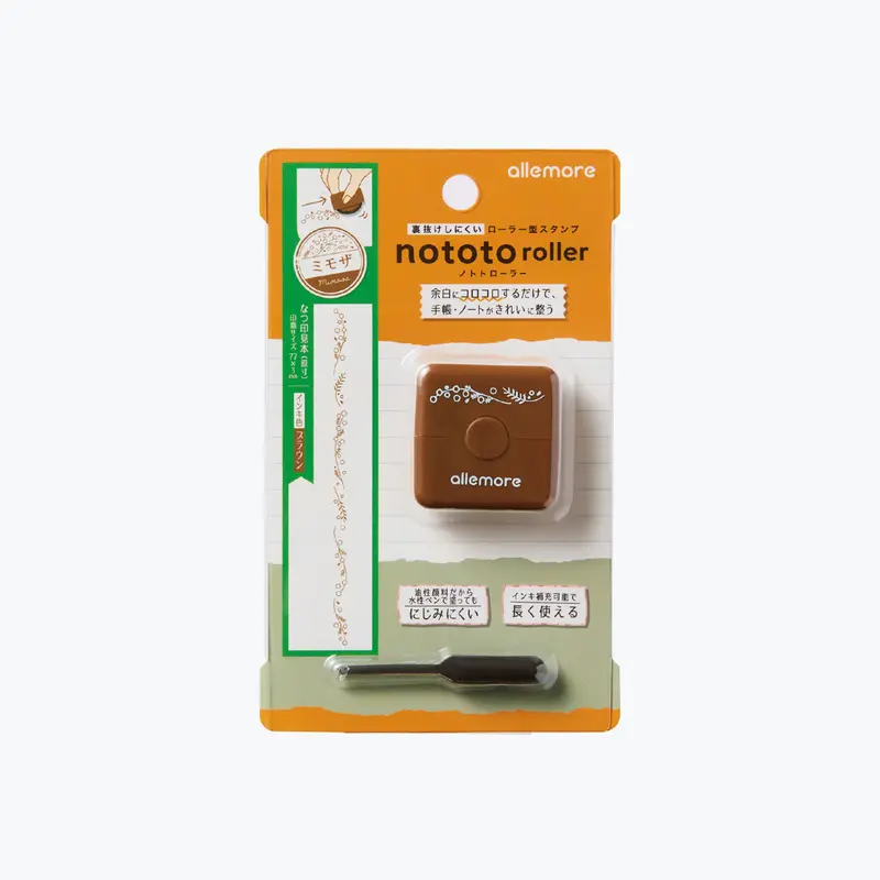 Shachihata - Stamp - Nototo Roller - Flowers 1