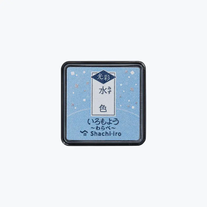 Shachihata - Stamp Pad - Iromoyo Kosai - Mini - Water 1