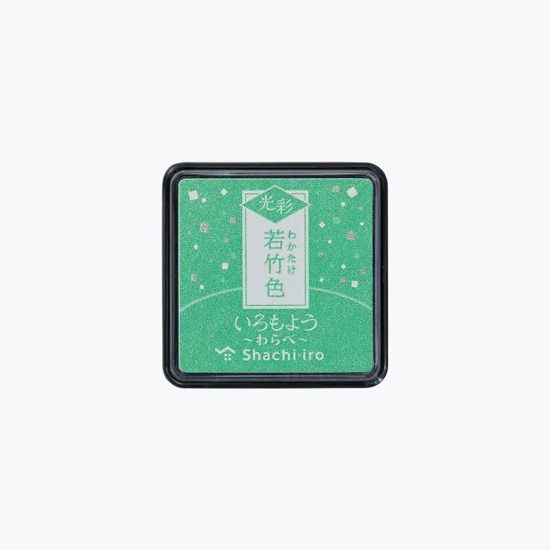 Shachihata - Stamp Pad - Iromoyo Kosai - Mini - Young Bamboo 1