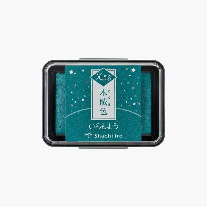 Shachihata - Stamp Pad - Oil-Based Ink - Iromoyo Kosai - Horsetail 1