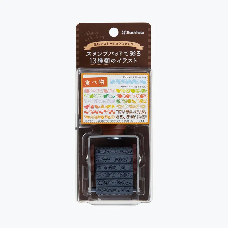 Shachihata - Stamp - Rotating - Food 1