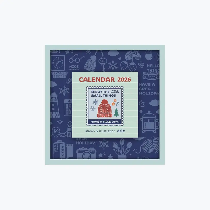 Shinnippon Calendar - 2026 Calendar - Eric - Daily - Mini Square 1