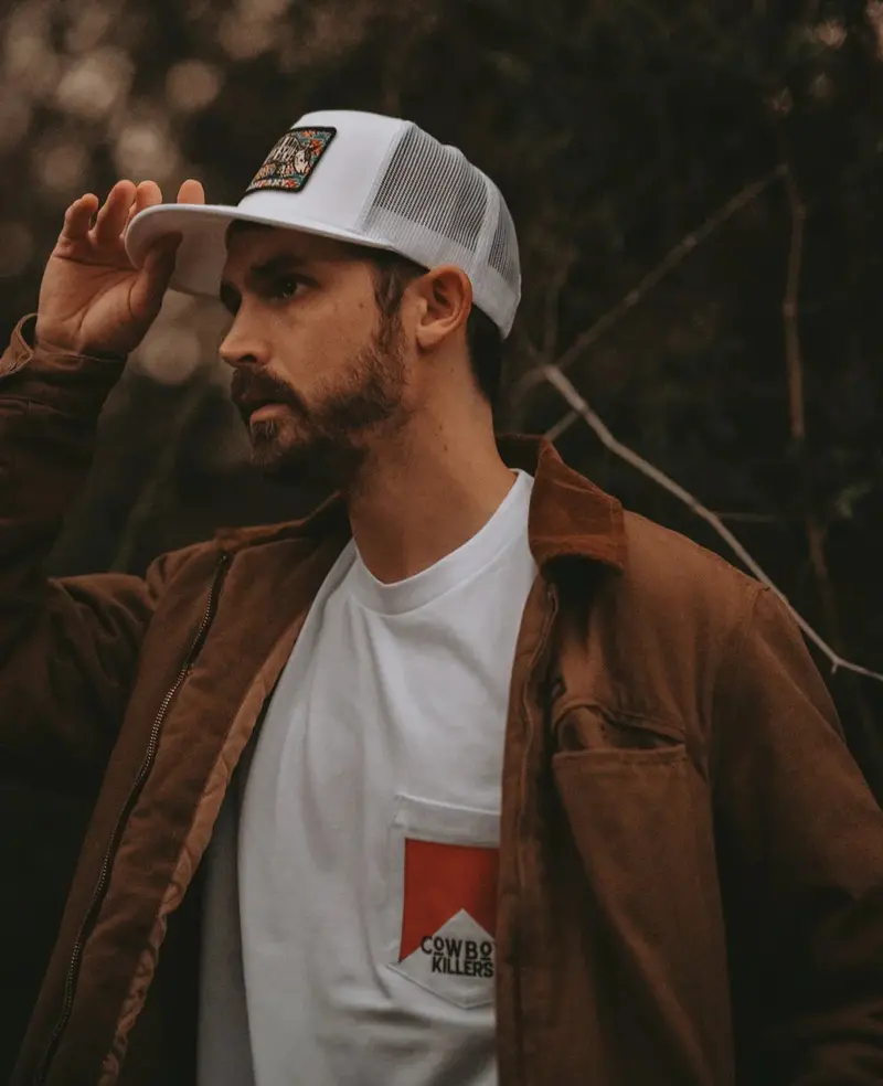 Silver Spur Hat Co. Cowboy Killer White Pocket T-Shirt 1