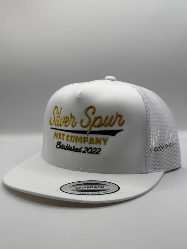 Silver Spur Hat Co. Original White Snapback 1