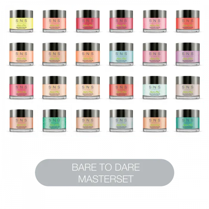 Sns Dip Powder Bare To Dare Master Set 1