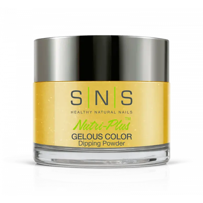 Sns Dip Powder Bm09 Dazzling Yellow 1