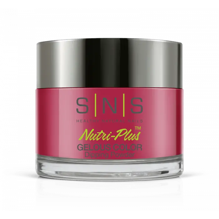 Sns Dip Powder Bos07 Ripe Red Berry 1