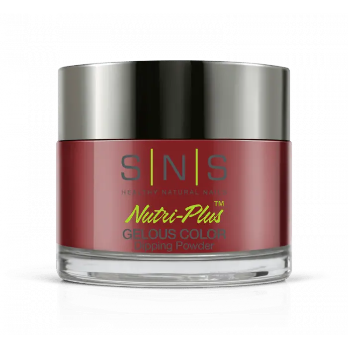 Sns Dip Powder Bos19 Twilight Red 1