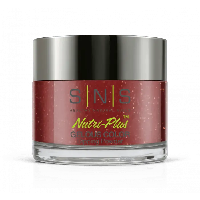Sns Dip Powder Hm04 Red Plum 1