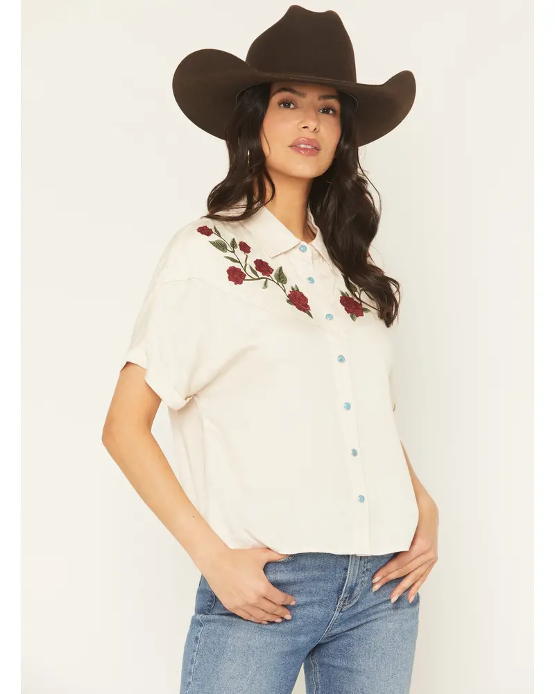 Songwriter Short Sleeve Snap Sateen Western Shirt 1