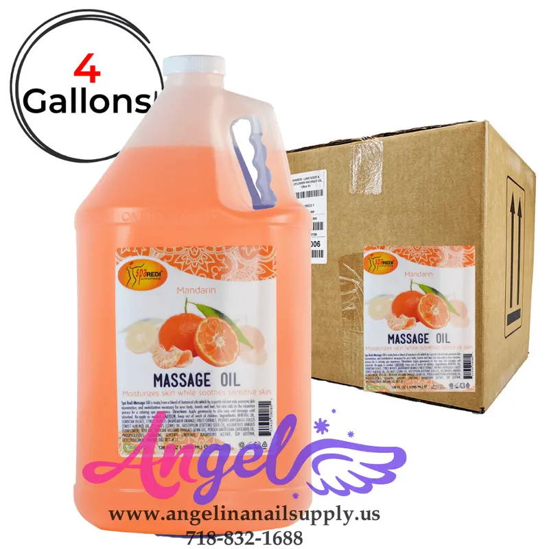 Spa Redi Massage Oil Mandarin (Box/4Gal) 1