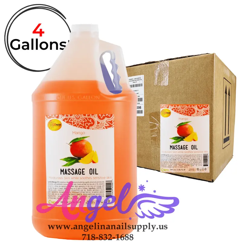 Spa Redi Massage Oil Mango (Box/4Gal) 1