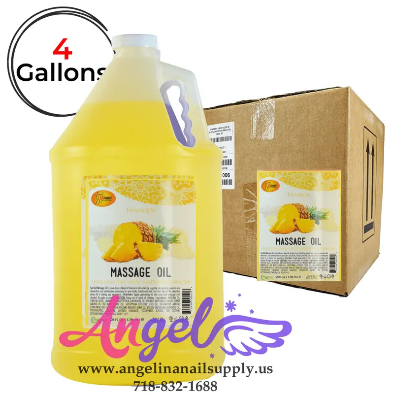 Spa Redi Massage Oil Pineapple (Box/4Gal) 1
