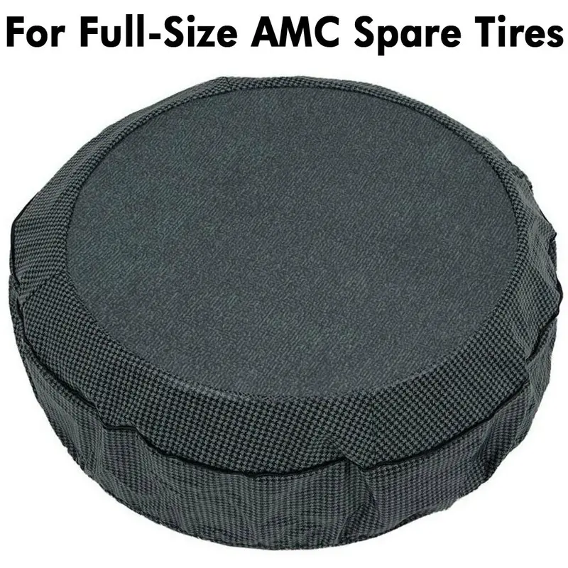 Spare Tire Cover For 14" Full Size Spare (Oe Tire Size Only),  Felt Herringbone, 1968-88 Amc 1