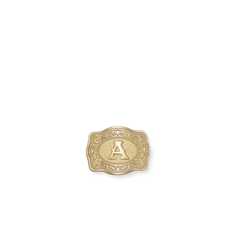 Spurwest Trading Co. Gold Mini Belt Buckle Hatpin 1