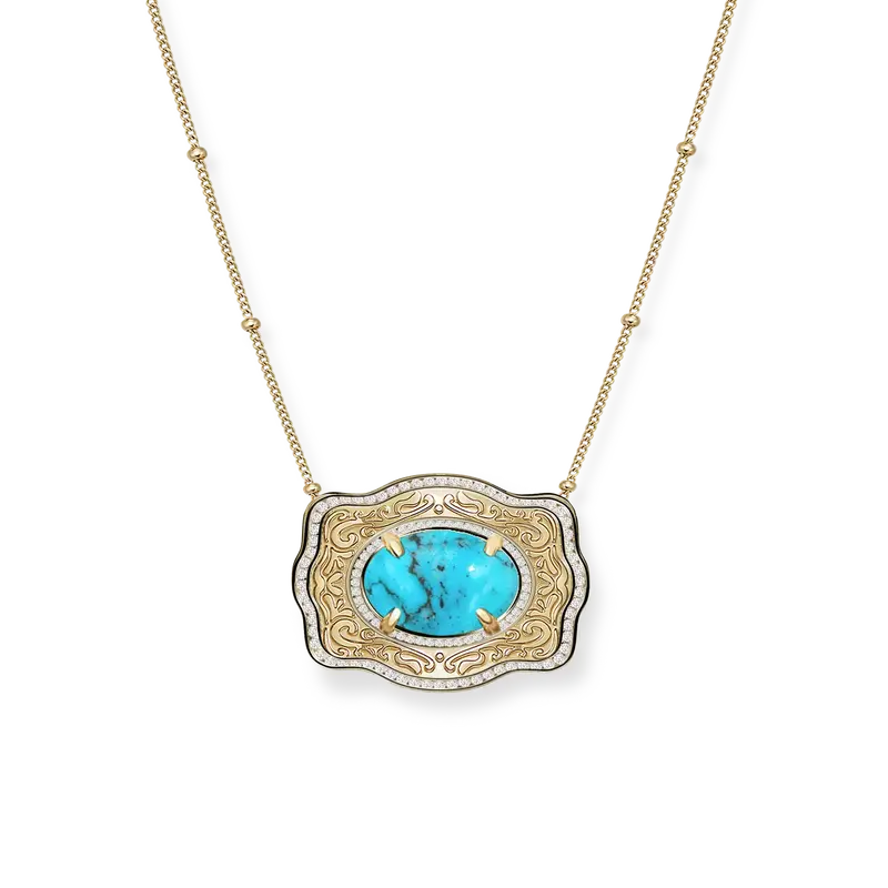 Spurwest Trading Co. Oasis Belt Buckle Necklace 2