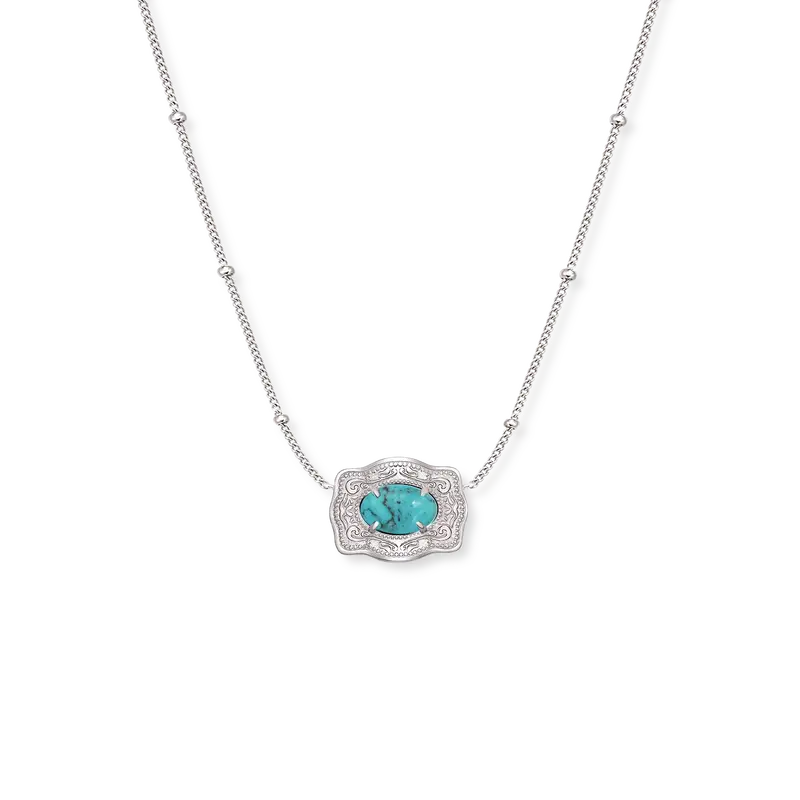 Spurwest Trading Co. Ultra Mini Belt Buckle Oasis Necklace 1