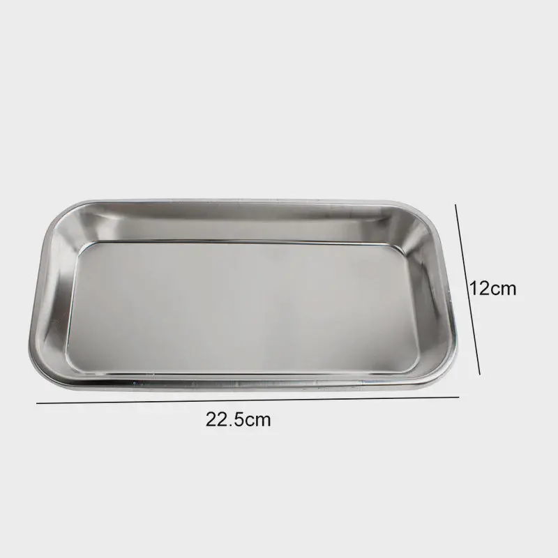 Stainless Steel Tray Silver 9" 1